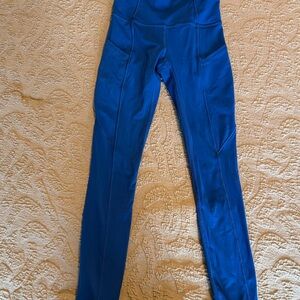 Lululemon Align with Pockets Blue High-Waisted Leggings